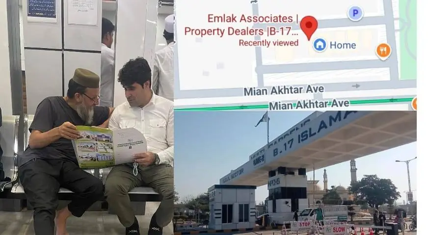 Emlak Estate office &mdash; client consultation in Multi Gardens B-17